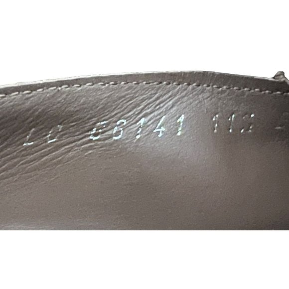 Salvatore Ferragamo black leather men classic slip ons shoes size 11.5 E - Picture 6 of 15